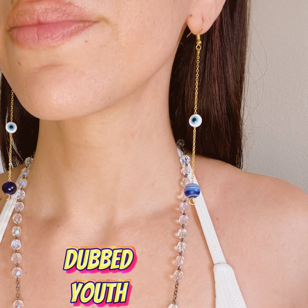 Evil Eye Collection 🧿 Gold Dust Dangles